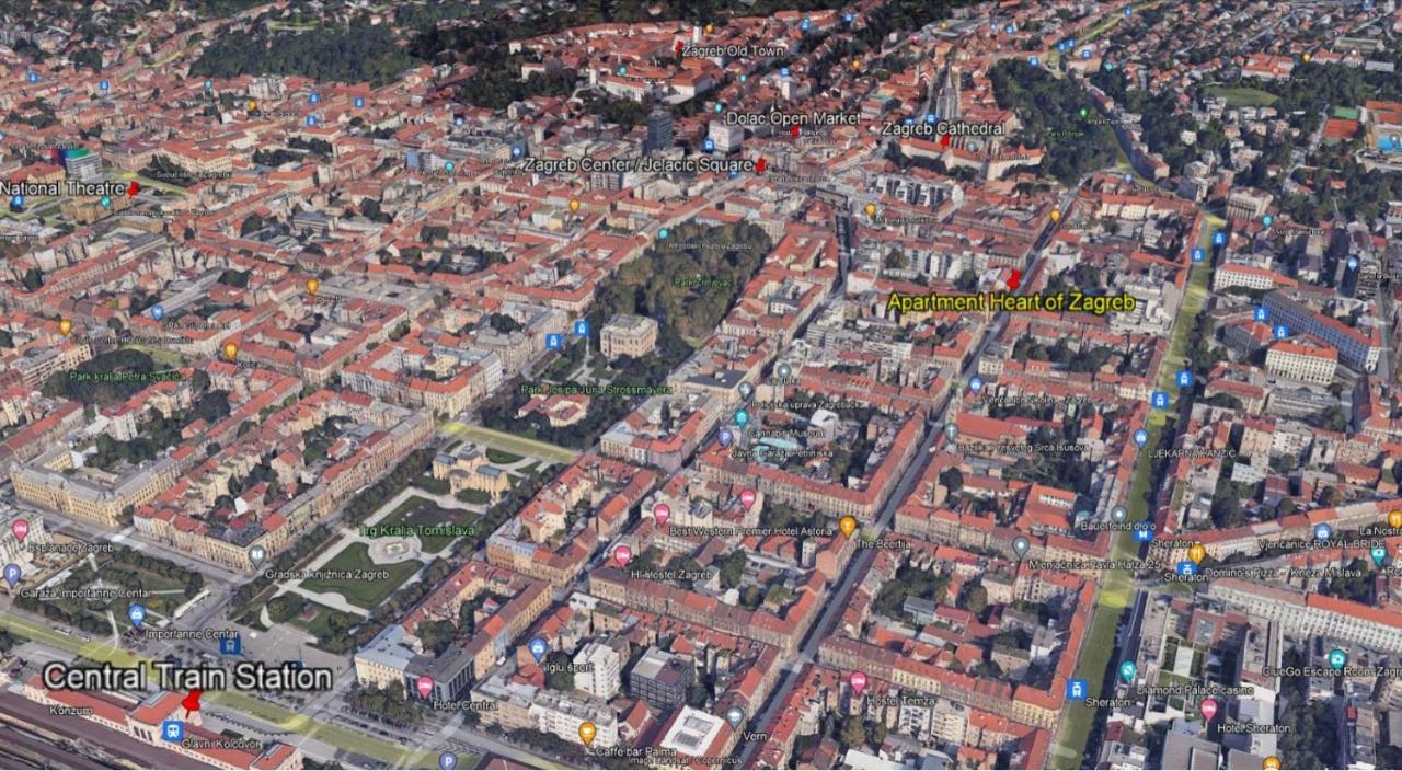 Apartment Heart Of Zagreb Luaran gambar